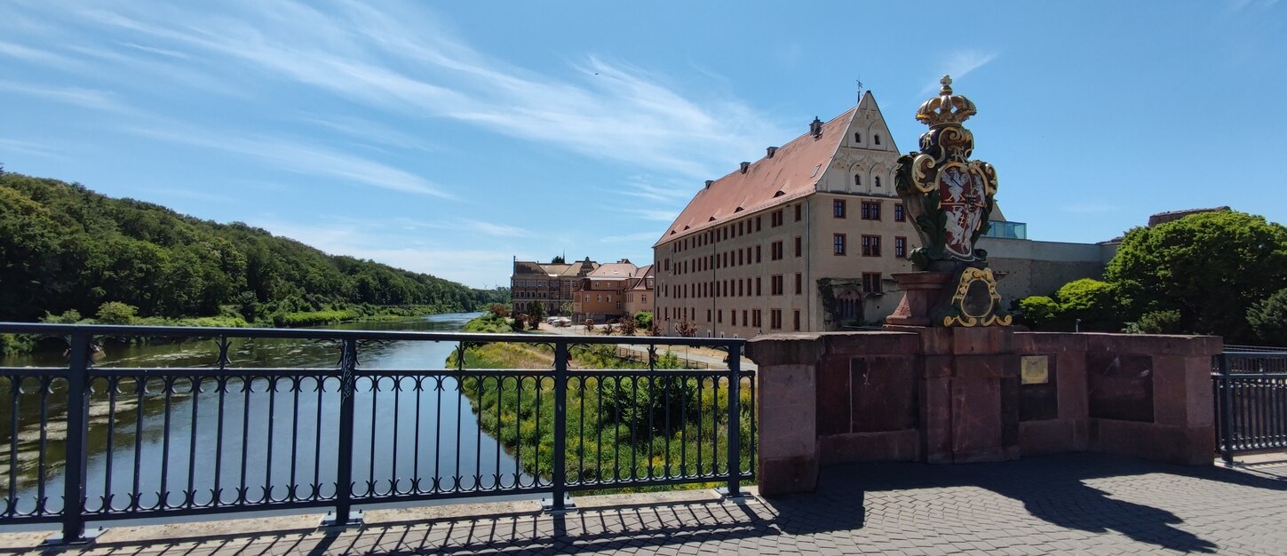 Blick über die Mulde nach Grimma